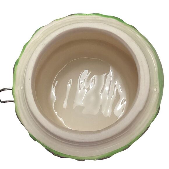 Vintage Swiss Miss Hot Cocoa Ceramic Snowman Christmas Jar Canister Cookie Jar - Picture 7 of 9